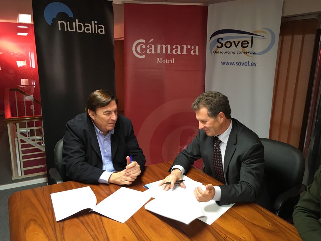 Esta mañana hemos firmado Convenio de Colaboración con Nubalia y Sovel, empresas distribuidoras de Google Cloud.
