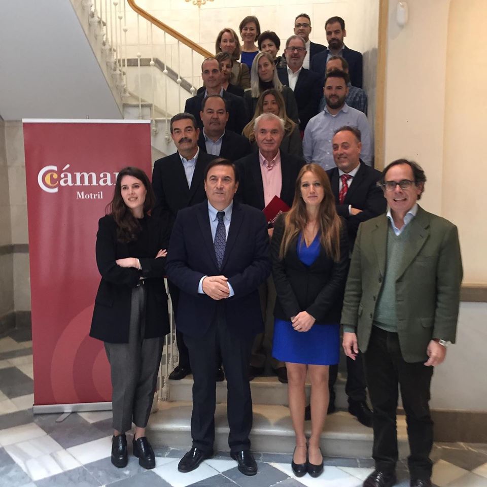 Ángel Gijón reelegido como presidente de la Cámara de Comercio de Motril