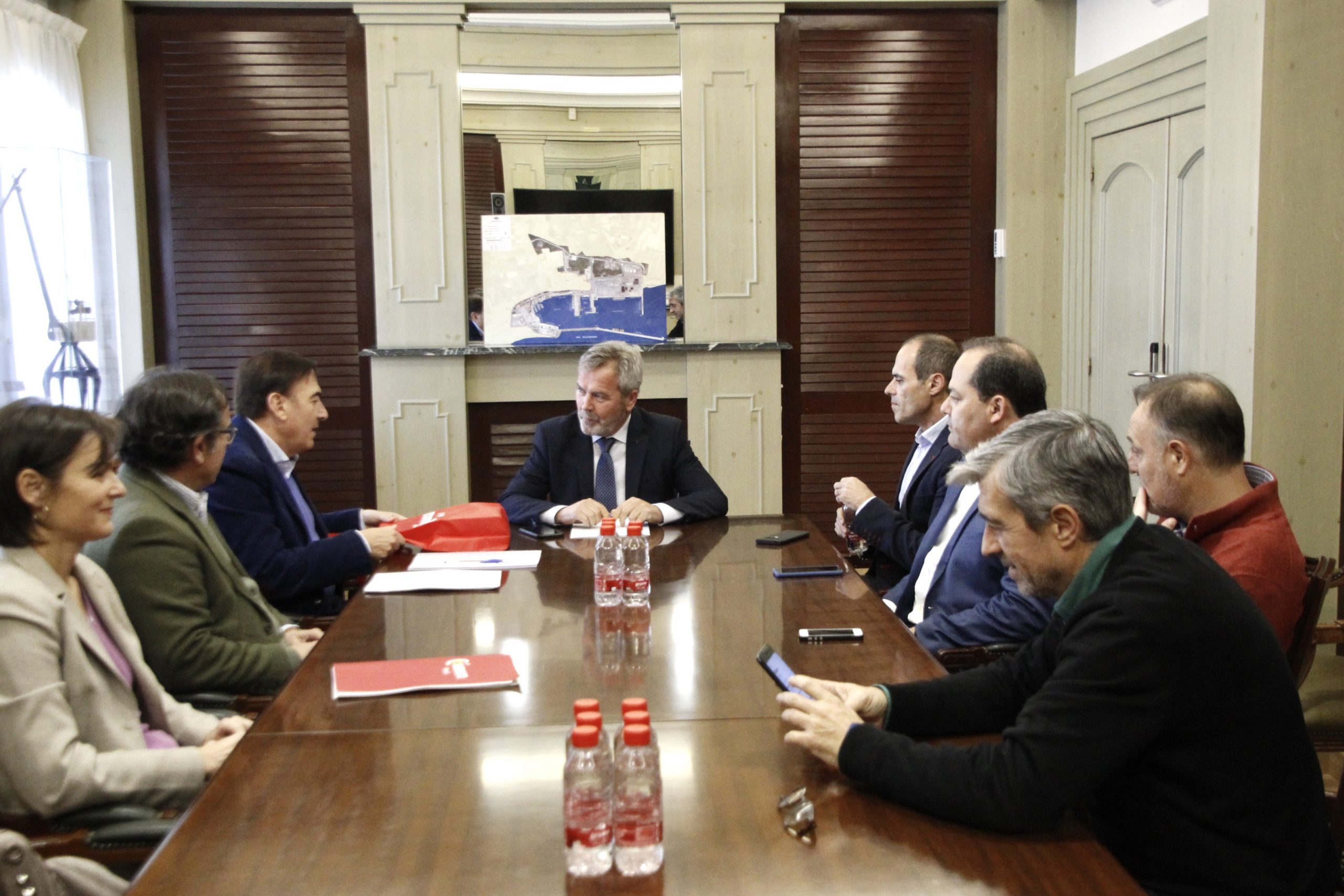 Reunión de la Cámara de Comercio de Motril con el presidente de la Autoridad Portuaria