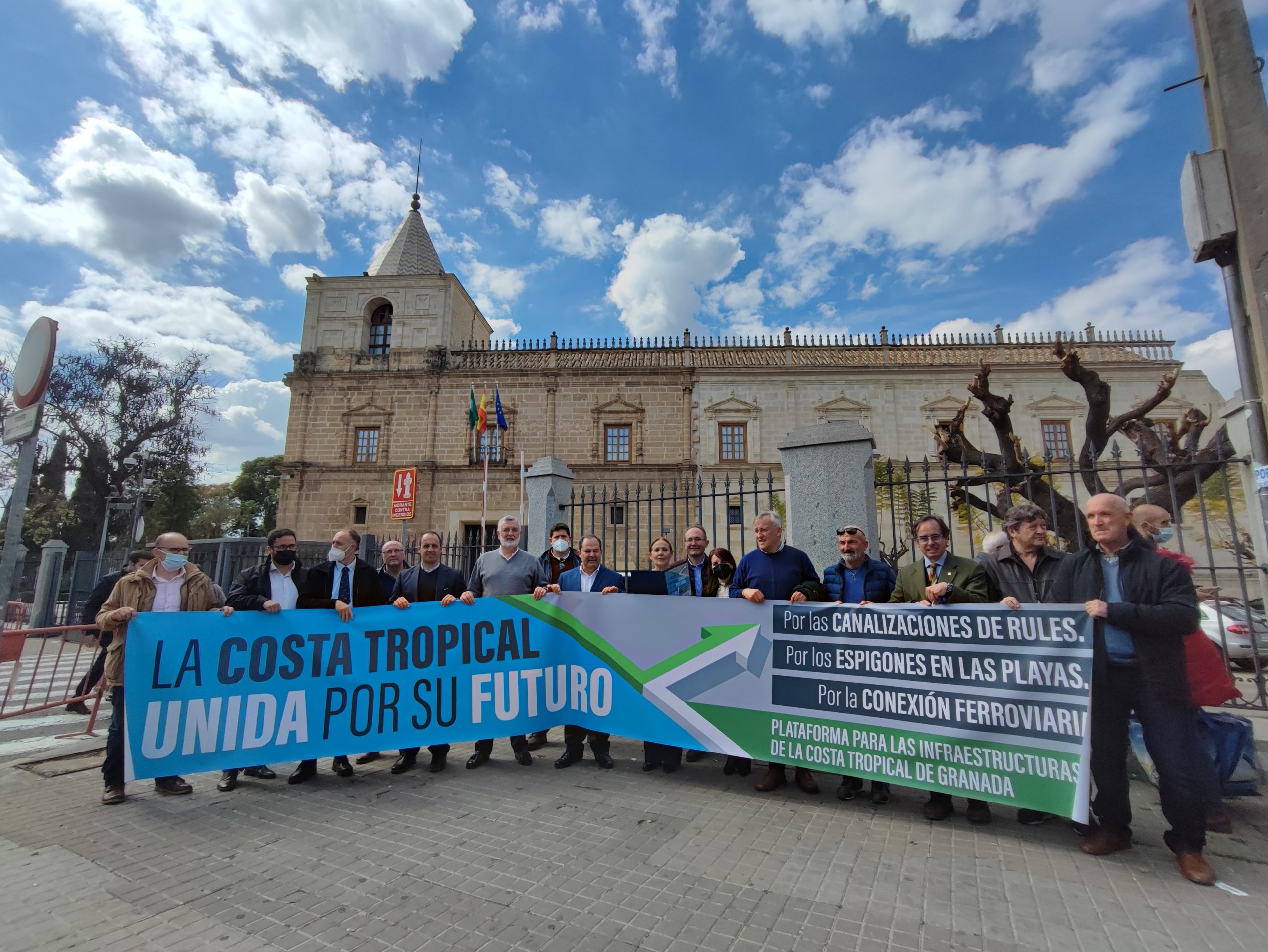 La Plataforma por las Infraestructuras lleva su reivindicación al Parlamento Andaluz
