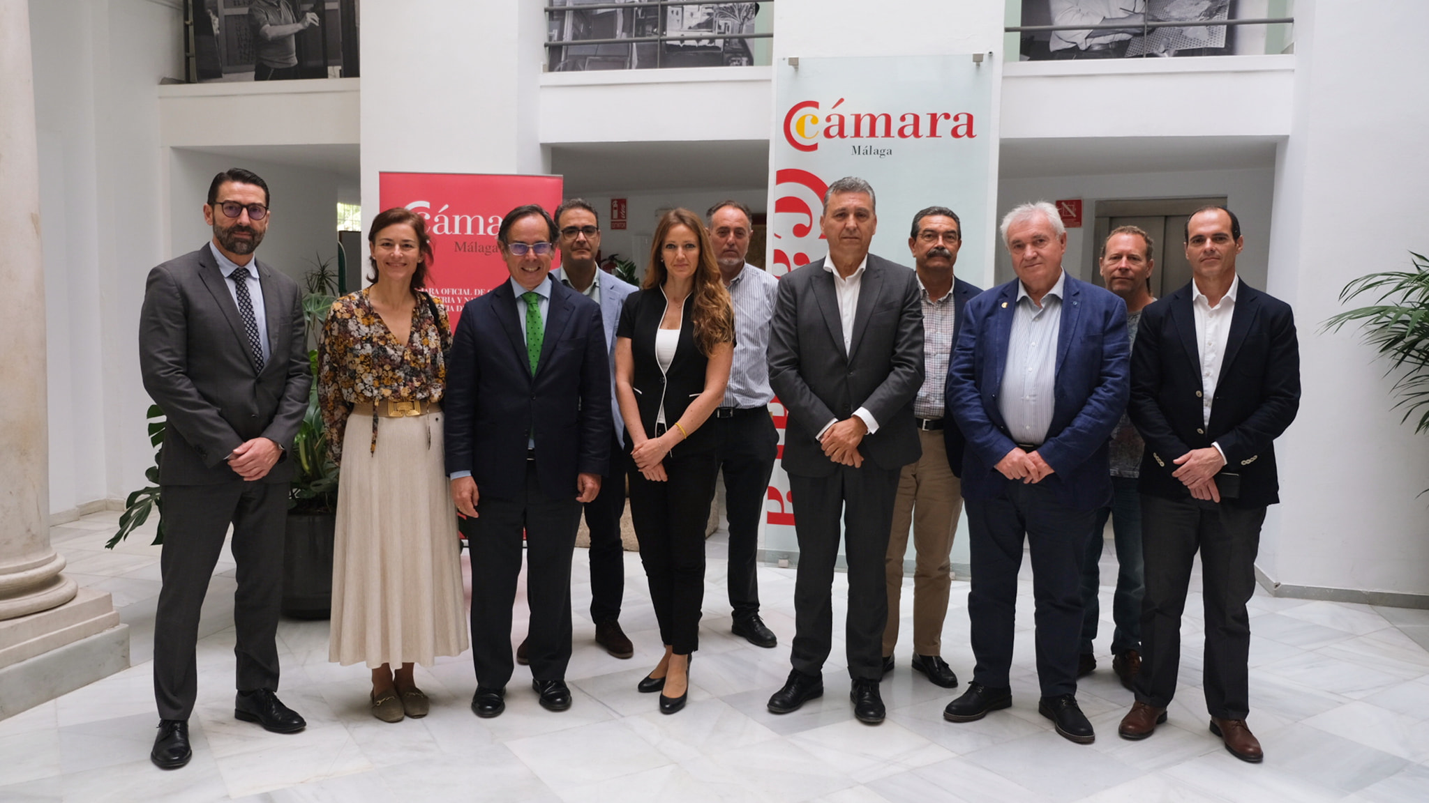 La Cámara de Motril visita la Cámara de Comercio de Málaga