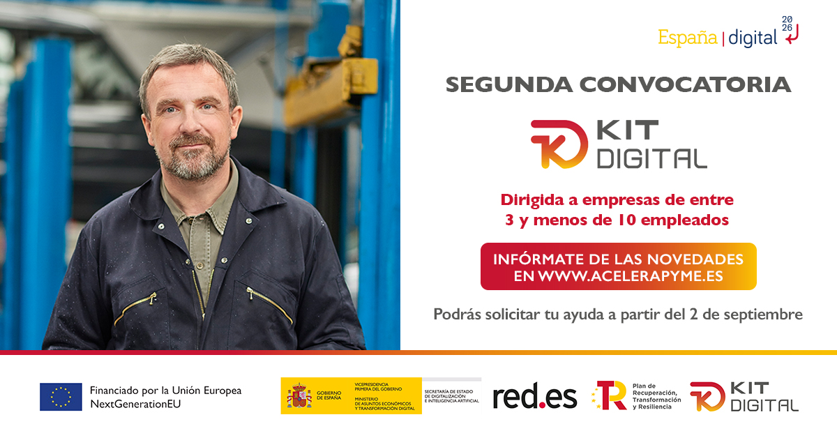 Red.es publica la segunda convocatoria de ayudas del programa Kit Digital