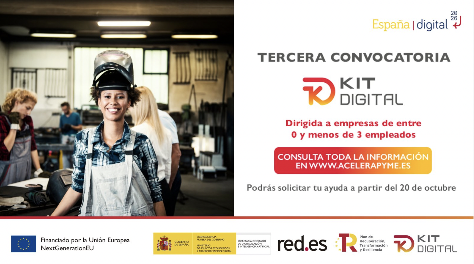 Red.es publica la tercera convocatoria de ayudas del programa Kit Digital